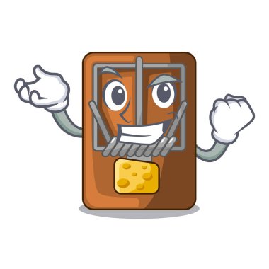 Şekil maskot ahşap başarılı fare kapanı