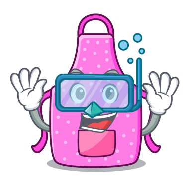 Maskot odasında dalış mutfak önlüğü