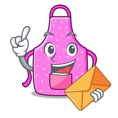 Maskot Oda ile zarf mutfak önlük