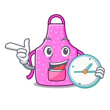 Maskot Oda ile saat mutfak önlük