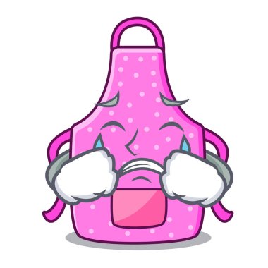 Mutfak önlük şekli karakter ağlıyor