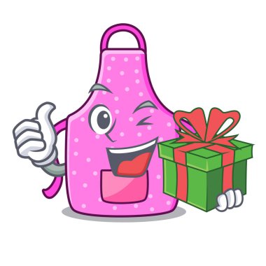 Şekil karakter ile Hediyelik mutfak önlükleri