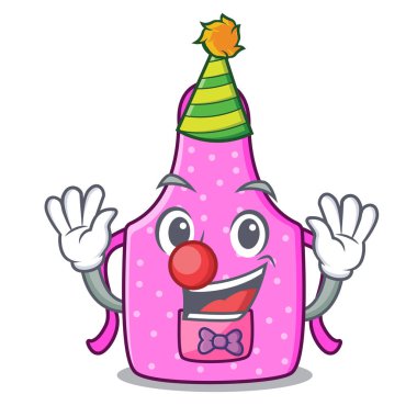 Çizgi film tablo yer palyaço mutfak önlüğü