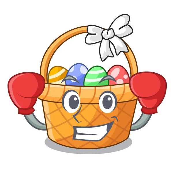 Boks Paskalya sepet topu çizgi film şeklinde