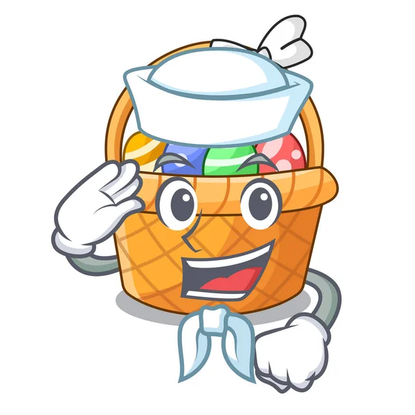 Denizci Paskalya sepet topu çizgi film şeklinde