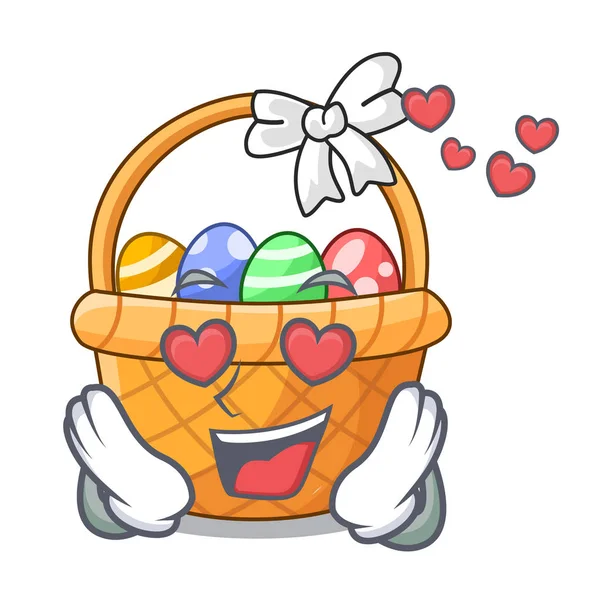 Aşk Paskalya sepeti minyatür şekil maskot