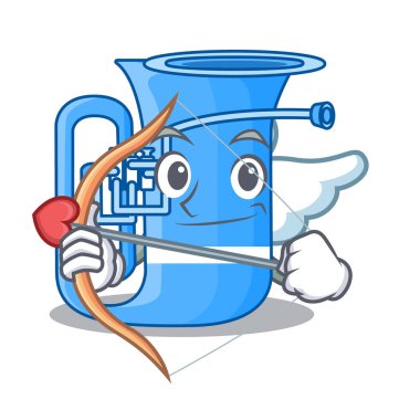 Aşk tanrısı tuba maskot müzik odasında