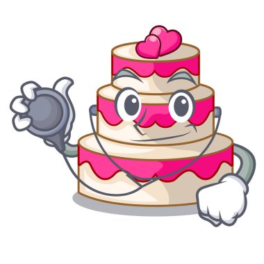 Doktor düğün pastası karakter şekli