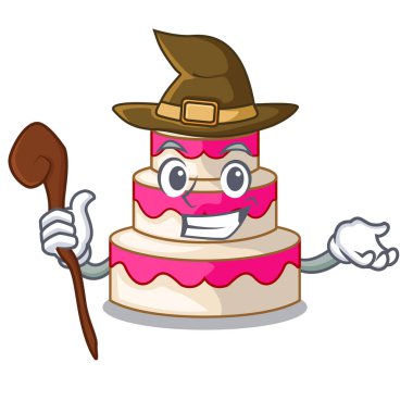 Cadı düğün pastası karikatür buzdolabı