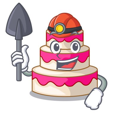 Madenci düğün pastası karikatür buzdolabı