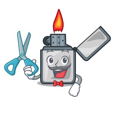 Kuaför çakmaları şekil Mascot