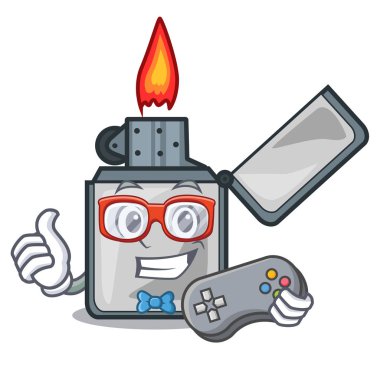 Oyun çizgi film ile izole çakmak