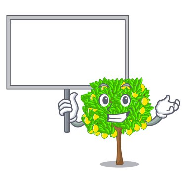 Kurulu limon ağacı karikatür şeklinde getirmek