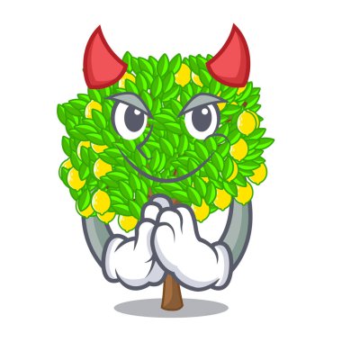 Limon ağacı karikatür sonraki eve şeytan