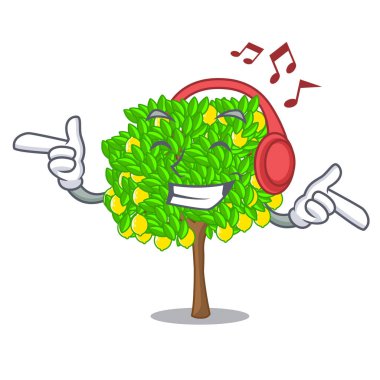 Müzik limon ağacı karikatür sonraki ev dinleme