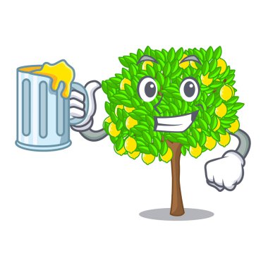 Suyu ile limon ağacı karikatür sonraki ev