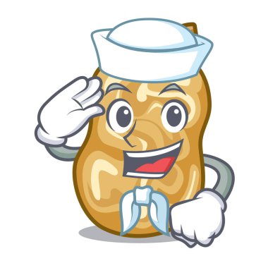 Denizci üzüm bir karikatür kase