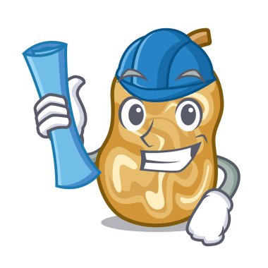 Mimar kuru üzüm ile maskotu izole