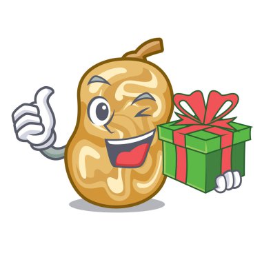 İçinde Hediyelik üzümlü bir karakter kutusu