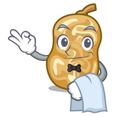 Garson kuru üzüm içinde bir karakter kutusu