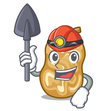 Madenci kuru üzüm içinde bir karakter kutusu