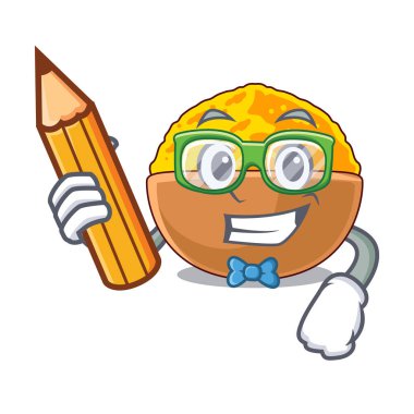 Öğrenci zerdeçal tozu karakter kase