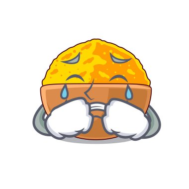 Karakter şekli içinde ağlayan zerdeçal tozu