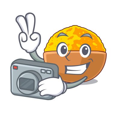 Fotoğrafçı zerdeçal tozu karakter şekli