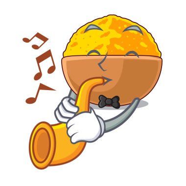 Karakter şekli ile trompet zerdeçal tozu