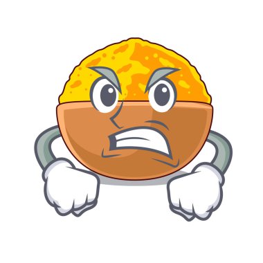 Kızgın zerdeçal tozu karakter şekli