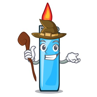 Maskot cep yerleştirilen cadı plastik çakmaklar