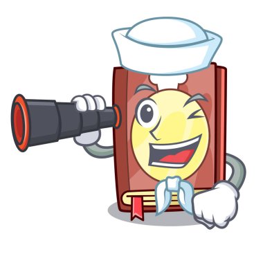 Denizci ile dürbün tarifi kitap karikatür şeklinde