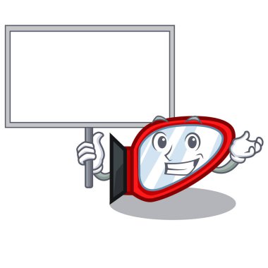 Karakteri ile izole kurulu yan ayna getir