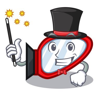 Sihirbaz yan ayna sonraki maskot tablo