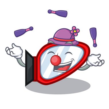 Yan ayna sonraki maskot tablo hokkabazlık