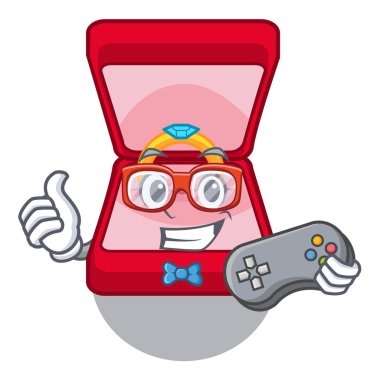 Oyun alyans kutusu tablolar makyaj çizgi film