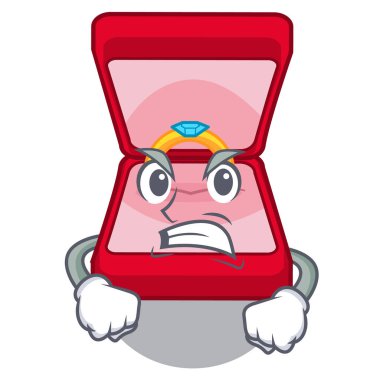 Kızgın alyans kutusu tablolar makyaj çizgi film