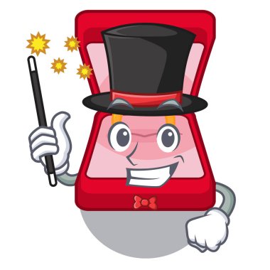 Sihirbaz alyans kutusunda karakter çanta