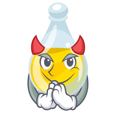 Şeytan susam yağı bir maskot kase