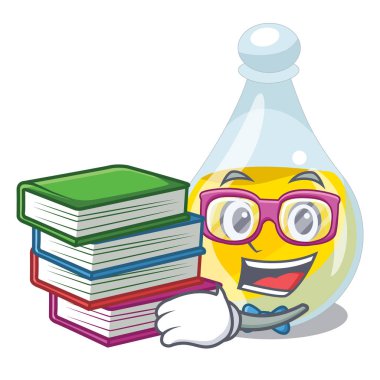 Öğrenci kitap susam yağı karakter şekli ile