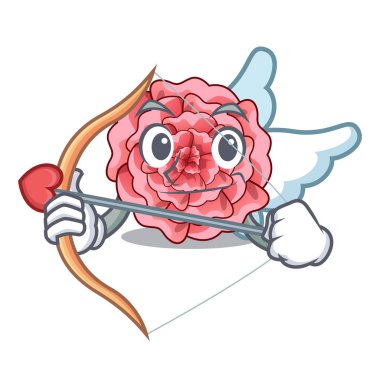 Aşk tanrısı karanfil içinde bir karakter pot