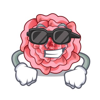 Süper cool karanfil karikatür kök sopa