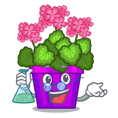 Profesör Sardunya çiçekleri karakter kök sopa