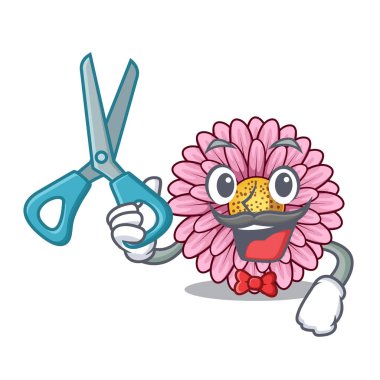 Gerbera saksıyı karakter tablosunun yukarısındaki berber