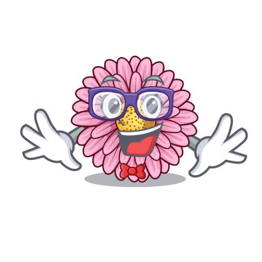 Geek gerbera çiçek maskot kök sopa