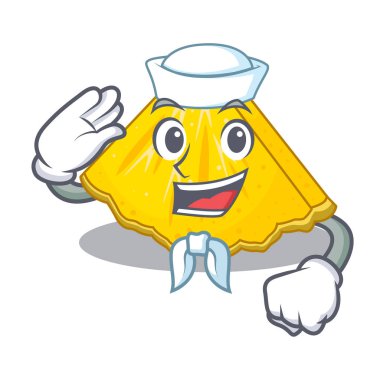 Denizci ananas dilim ile karakter şekli