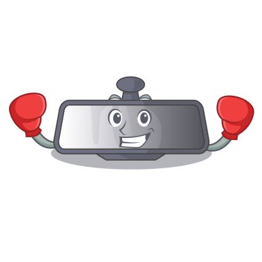 Maskot ile izole boks dikiz aynası