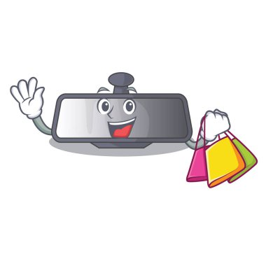 Dikiz aynası karikatür şeklinde alışveriş