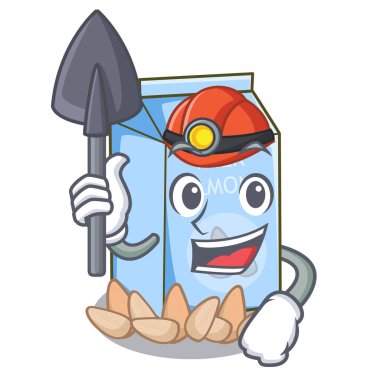 Madenci badem süt çizgi film şişe