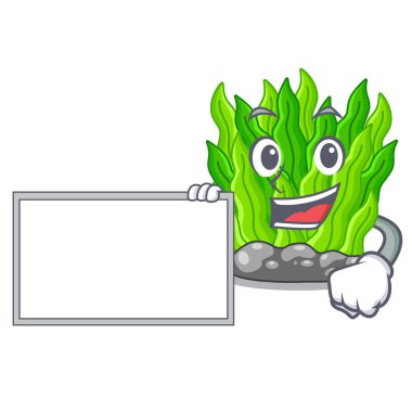 Karikatür şeklinde ile yönetim kurulu yeşil yosun